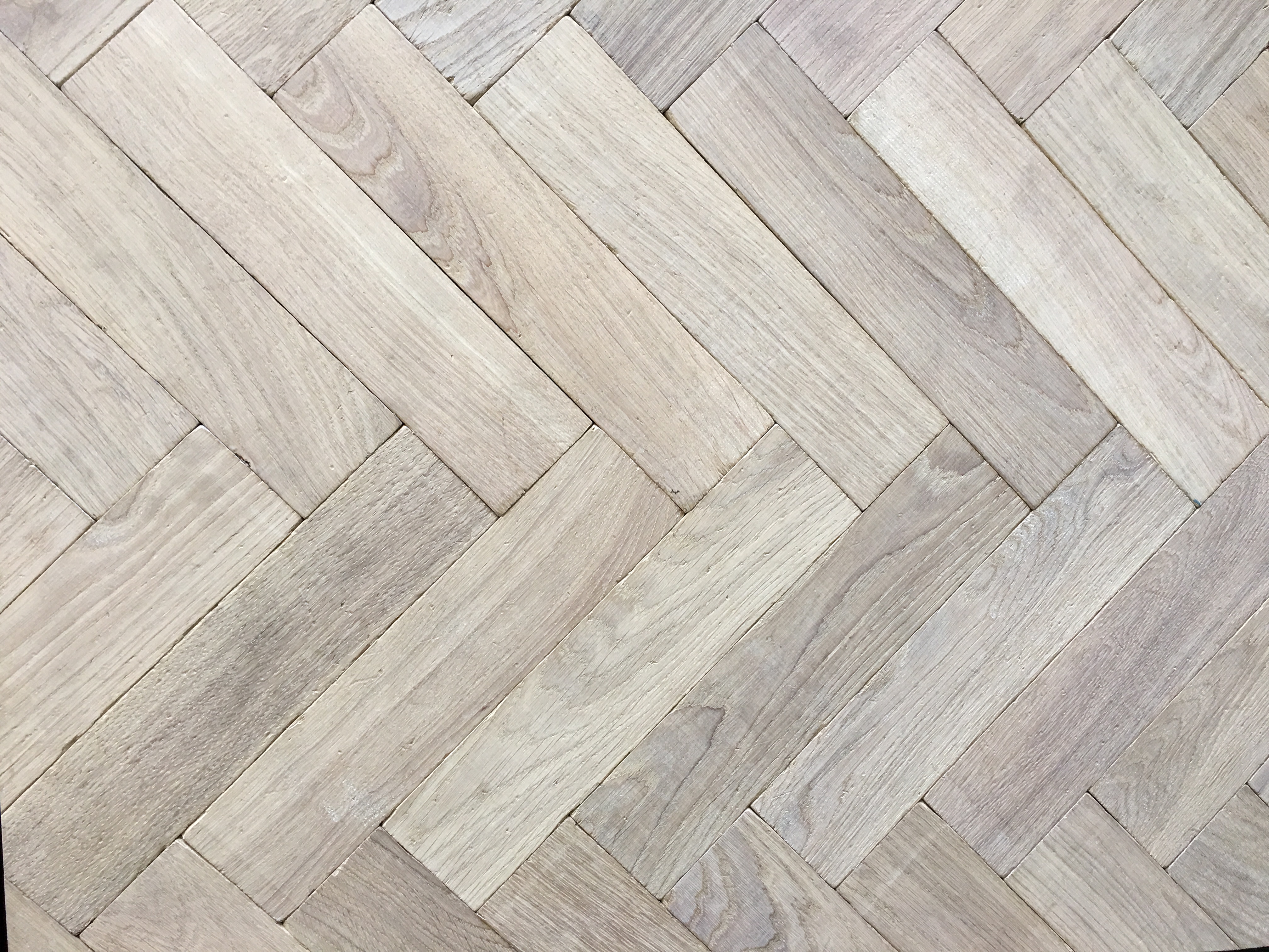 Herringbone White Parquet Flooring