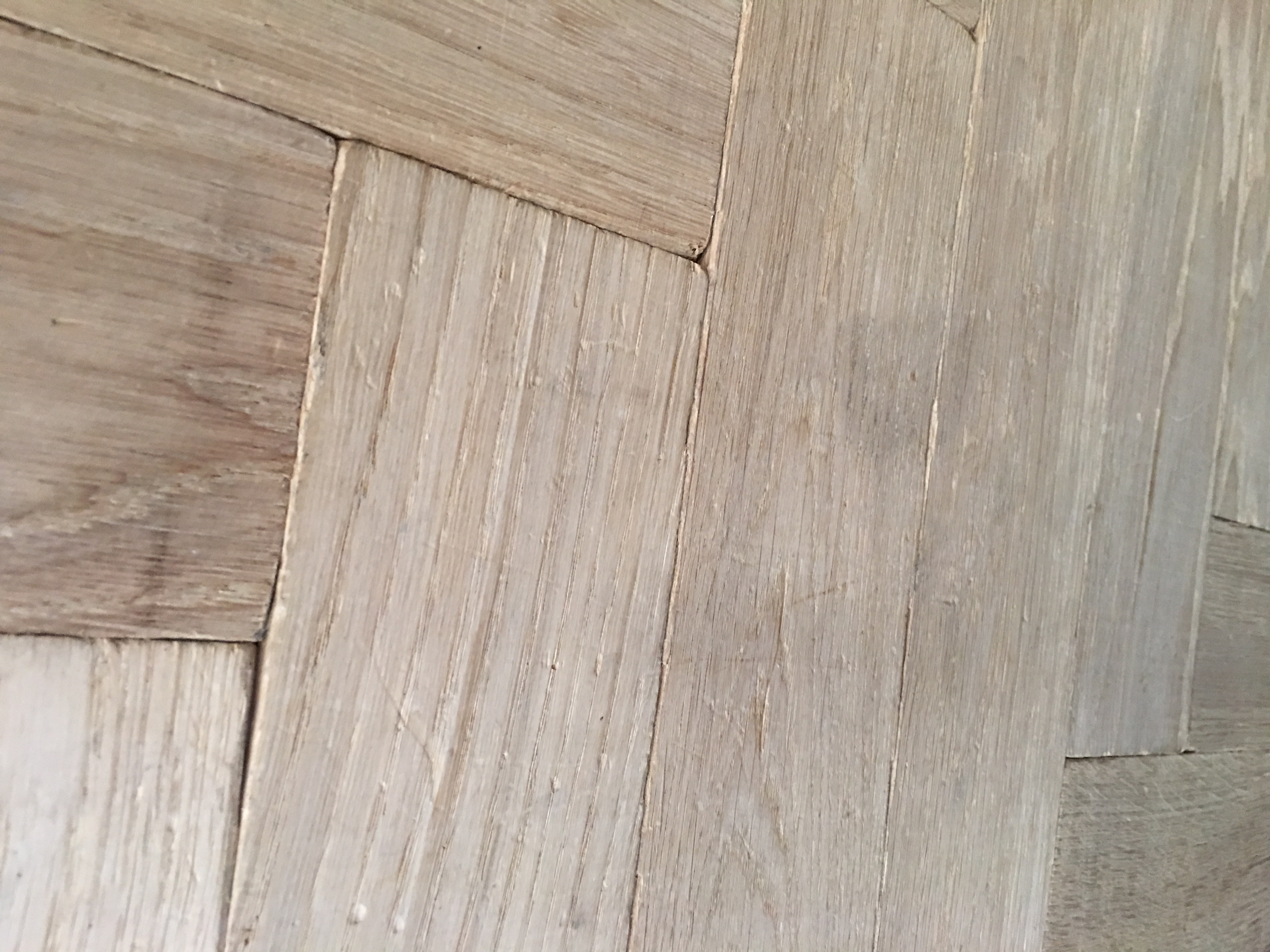 Traditional Unfinished Oak European Herringbone Panels